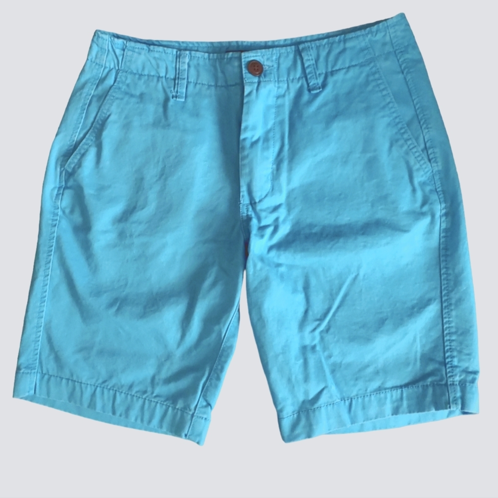 Aeropostale Classic Chino Aqua Shorts Men 27